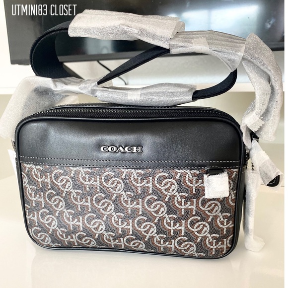 🕶💼NEW💼Coach Men messenger bag/crossbody bag/shoulder bag - Picture 2 of 12